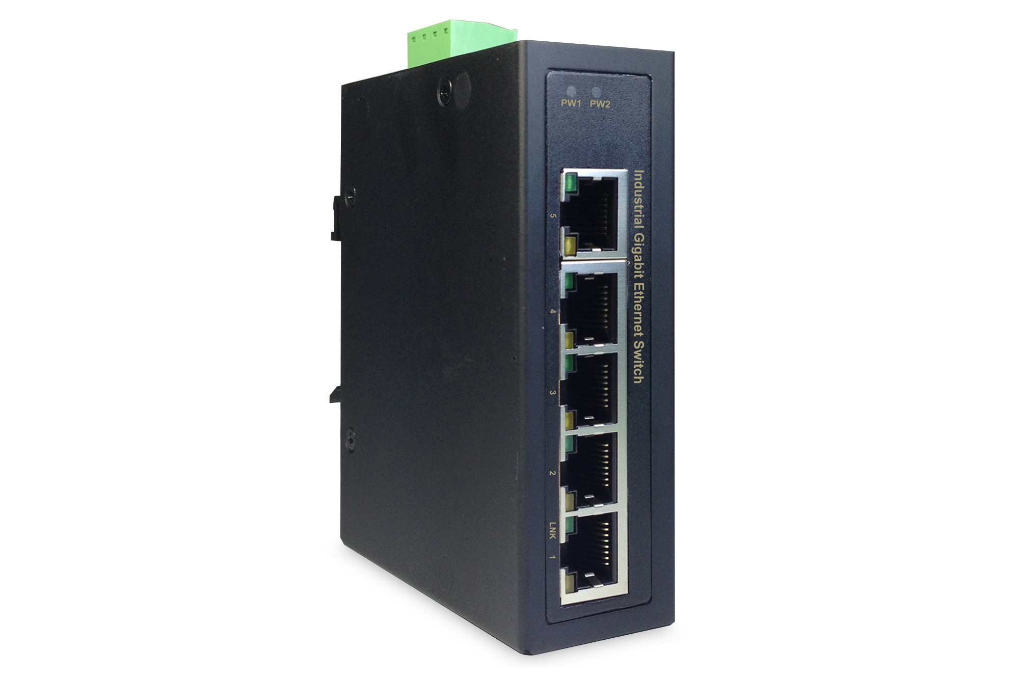 DN-651107  Conmutador de red Ethernet Gigabit de 5 puertos, industrial, no gestionado