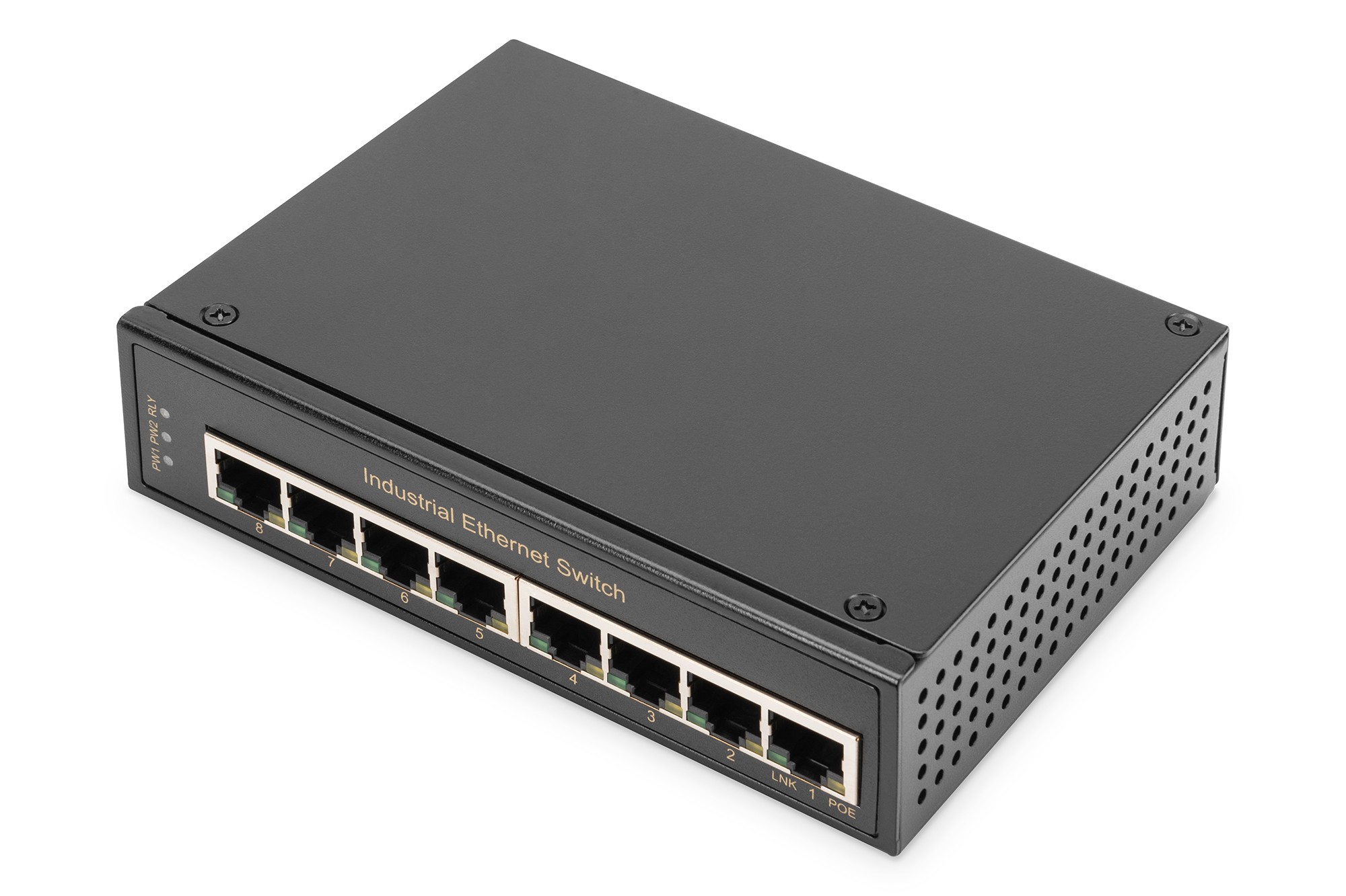 DN-651108  Conmutador de red Ethernet Gigabit de 8 puertos, industrial, no gestionado
