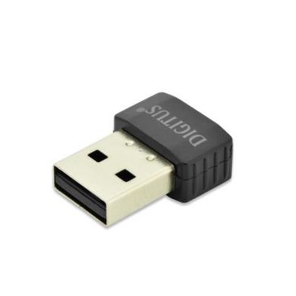 DN-70565  Adaptador USB 2.0 Wireless 600Mbp 1T1R Mini DIGITUS-