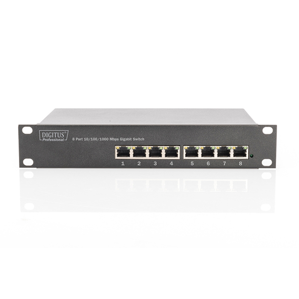 DN-80114  Switch  8 puertos Gigabit 10" Digitus