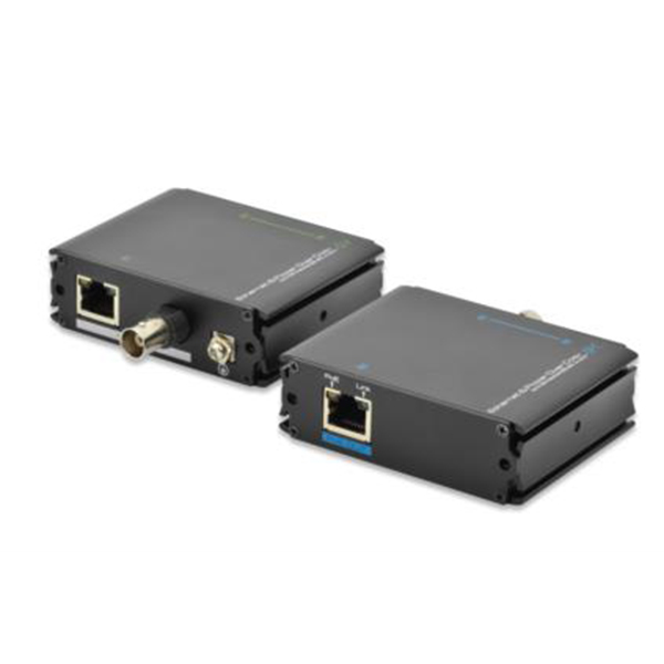 DN-82060  Kit Extender POE+ VDSL 500m con RJ45 o BNC Digitus