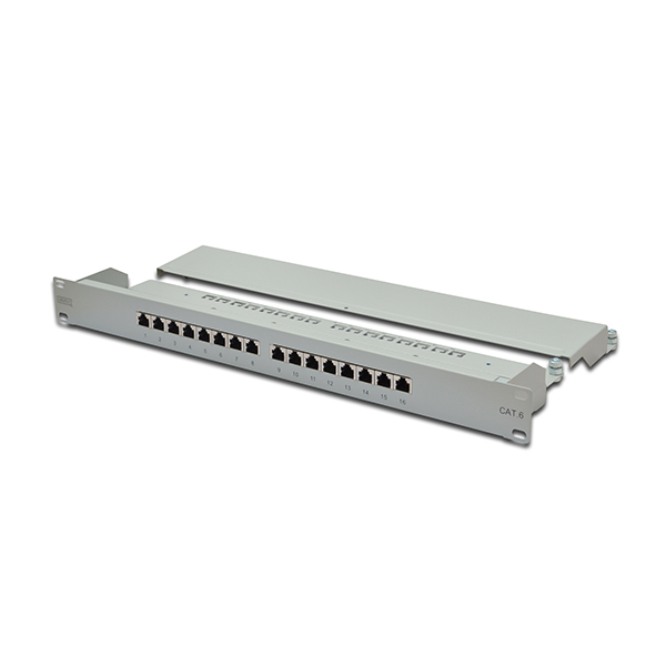 DN-91616S  Panel 19" 16 Puertos FTP Cat 6 Gris 1U