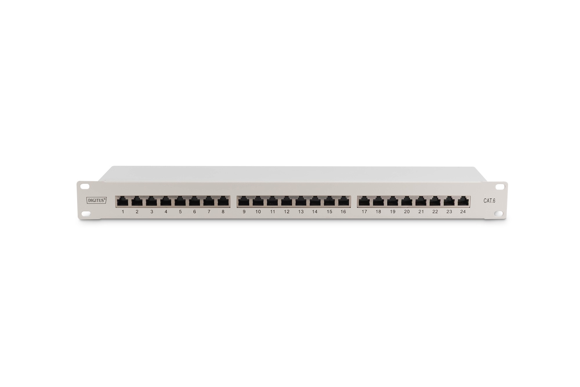 DN-91624S  Panel 19" 24 Puertos FTP Cat 6 Gris 1U Digitus
