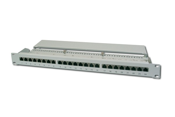 DN-91624S  Panel 19" 24 Puertos FTP Cat 6 Gris 1U Digitus