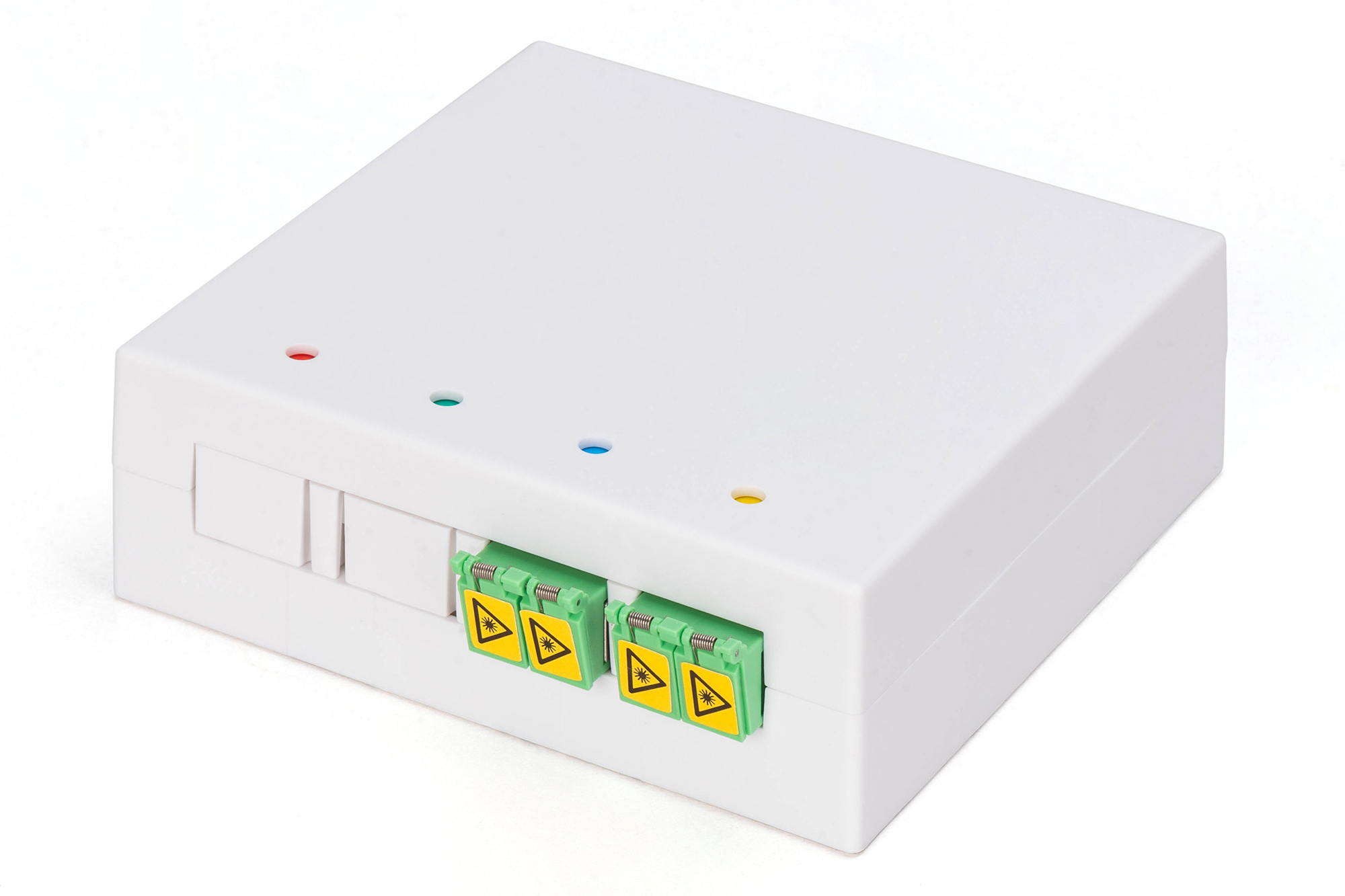 DN-931097  Carcasa FTTH con adaptador 2x LC (APC) DX Montaje en pared