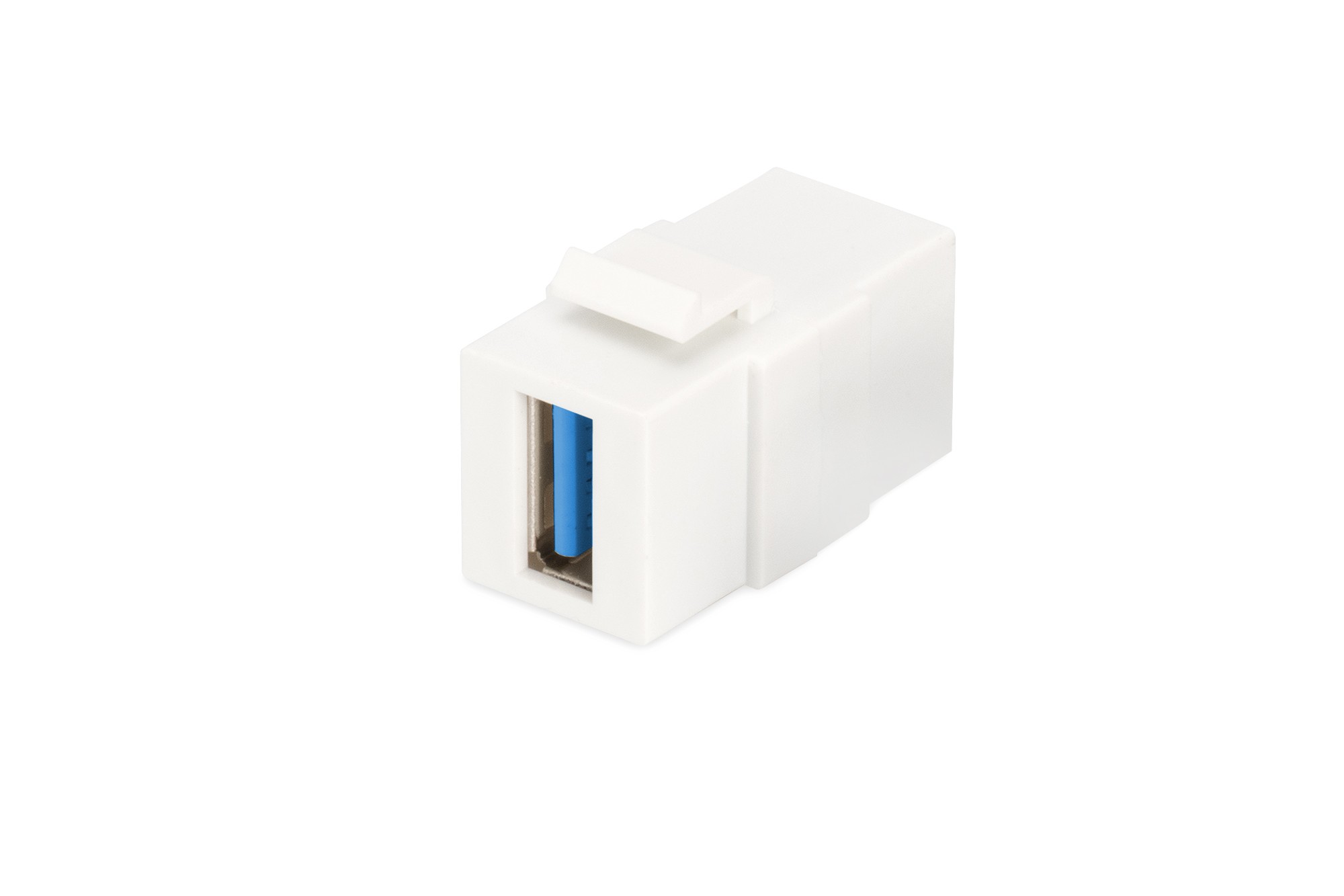 DN-93404  Adaptador Keystone USB3.0-A Hembra > USB3.0-A Hembra Blanco