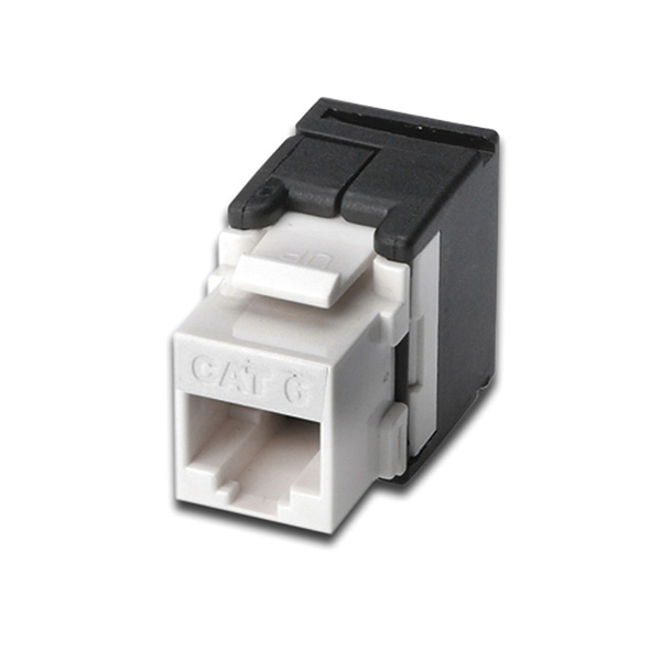 DN-93603  Conector Hembra KeyStone Cat 6 NO apantallado  Blanco Sin Herramientas