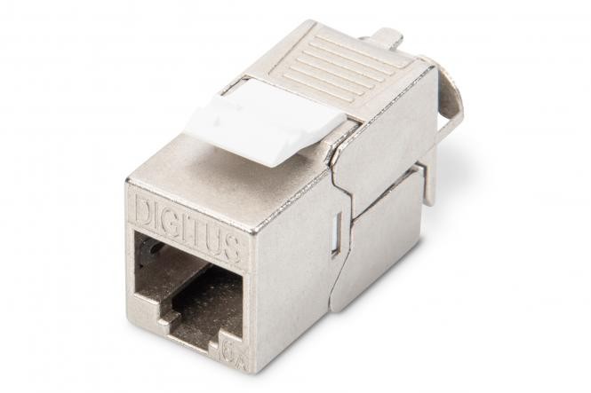 DN-93615  Conector Hembra KeyStone Cat 6A Apantallado  Metal Sin Herramientas