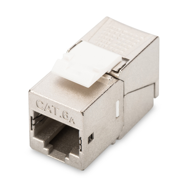 DN-93617  Conector Hembra KeyStone Cat 6A Apantallado  Metal Sin Herramientas