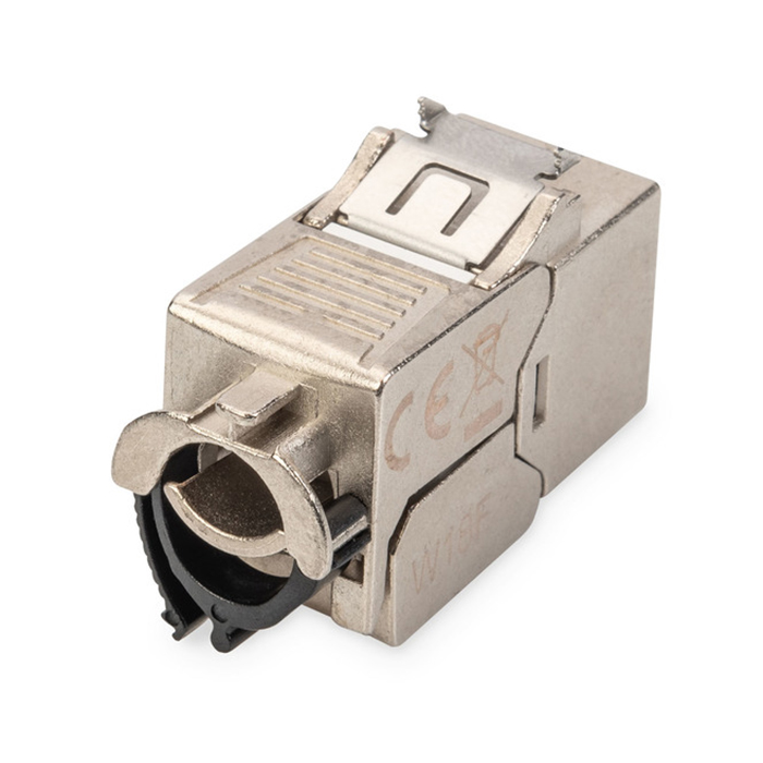 DN-93619-24  Conector Hembra KeyStone Cat 6A Apantallado  Metal Sin Herramientas PAQUETE DE 24 UNIDADES