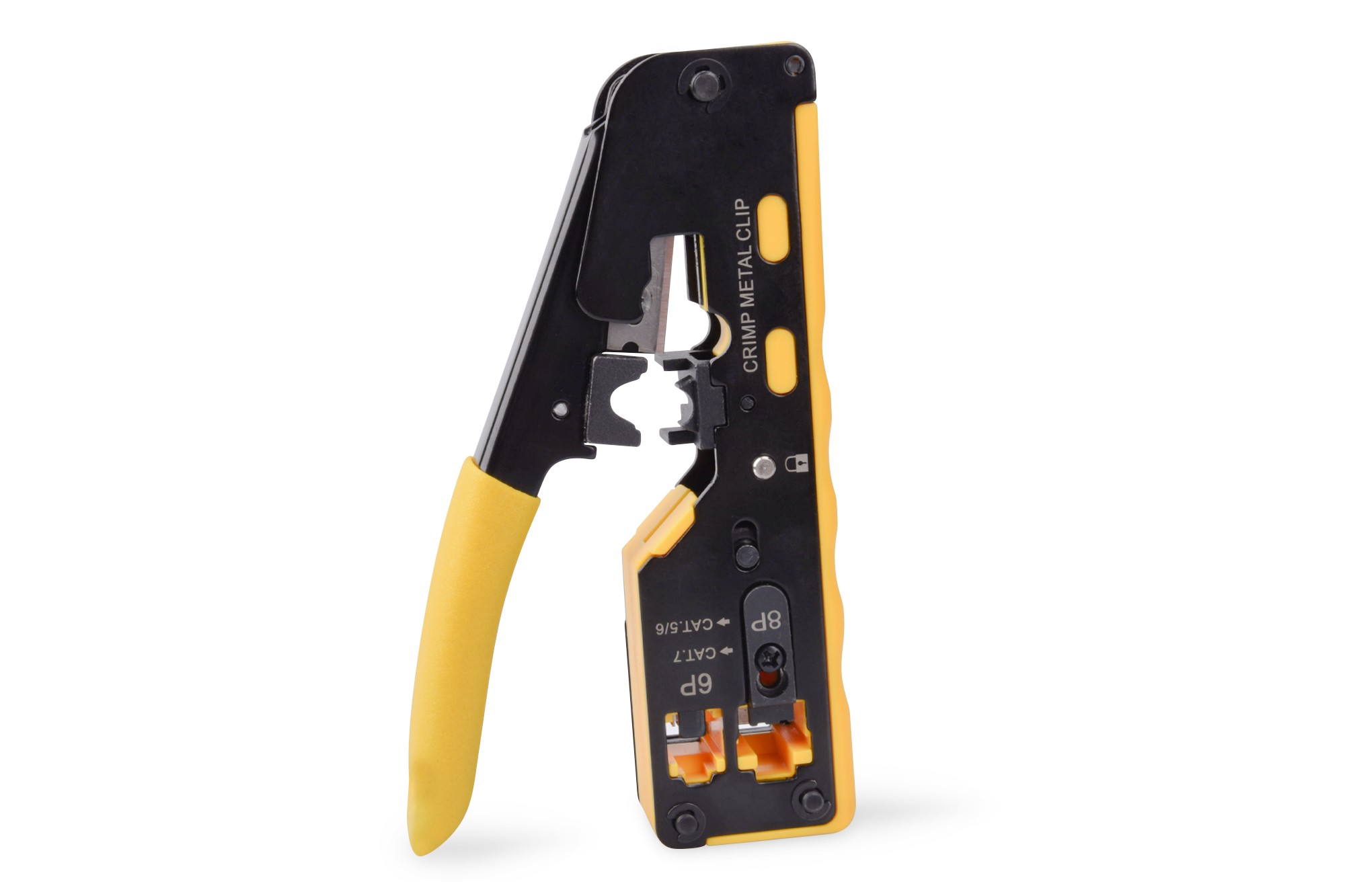 DN-94025  Crimpadora para conectores Multi Modular Crimping Tool Pass through Suitable for 6P,8P, CAT 6, EZ 8P8C Plug