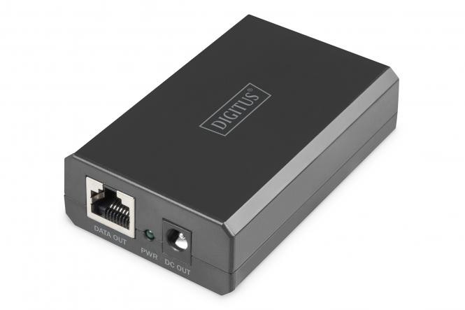 DN-95211  Divisor PoE Gigabit Ethernet, 802.3af/at/bt Tensión de salida: 12V/4,2A, 24V/2,1A, 50W