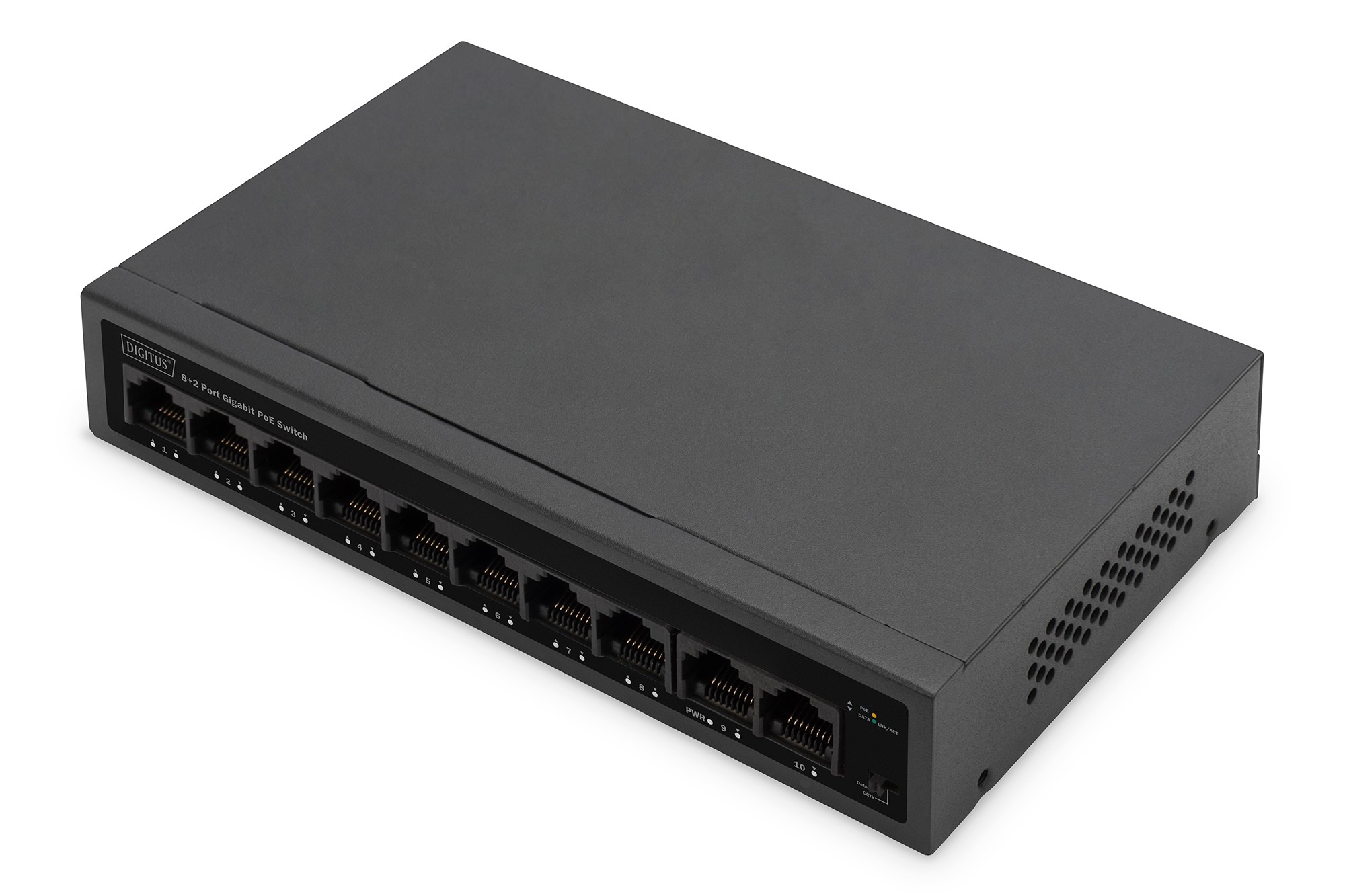 DN-95357  Switch  8 Ports Gigabit RJ45 POE+ 2 Gigabit RJ45 Digitus