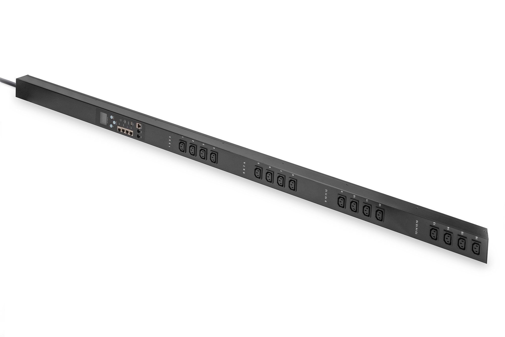DN-95628  PDU con vigilancia de salidas, vertical, 16 A, 16 C13 Cable de 3 m, conector IEC309 16 A