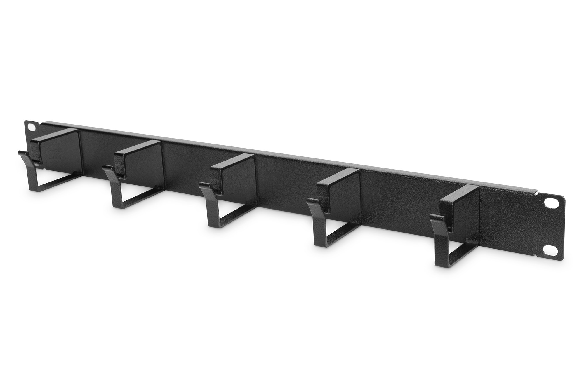 DN-97602  Panel Anillas 5 Anillas 40x60 mm,Negro RAL 9005 Rack 19" 1U DIGITUS