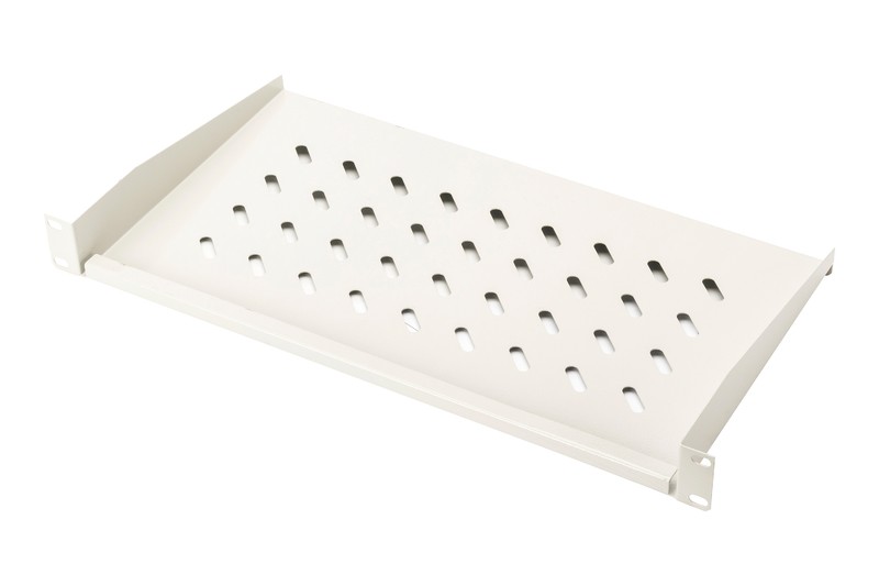 DN-97609  Bandeja Fijacion Frontal Rack 19" de 1U y 25 Cm  Gris  Digitus