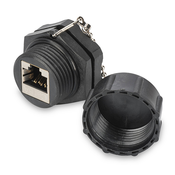 DN-IND-C6-C  Adaptador Cat.6 2xRJ45 Hembra-Hembra STP Industrial IP67 Digitus waterproof