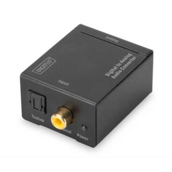 DS-40133  Convertidor de Audio Digital a Analog Toslink+Coax/RCA