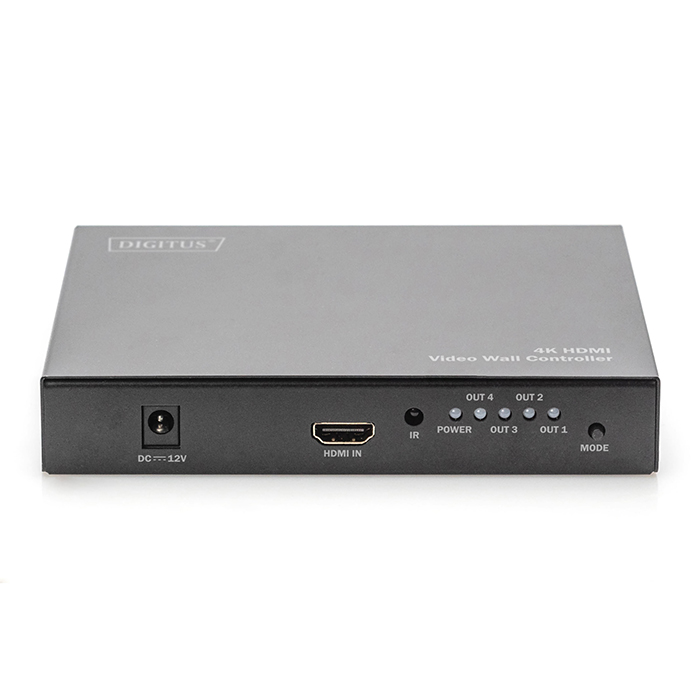 DS-43309  Matrix Switch HDMI  2x2  compatible con videowall  Todas las disposiciones de pantallas Vertical-Horizontal DIGITUS