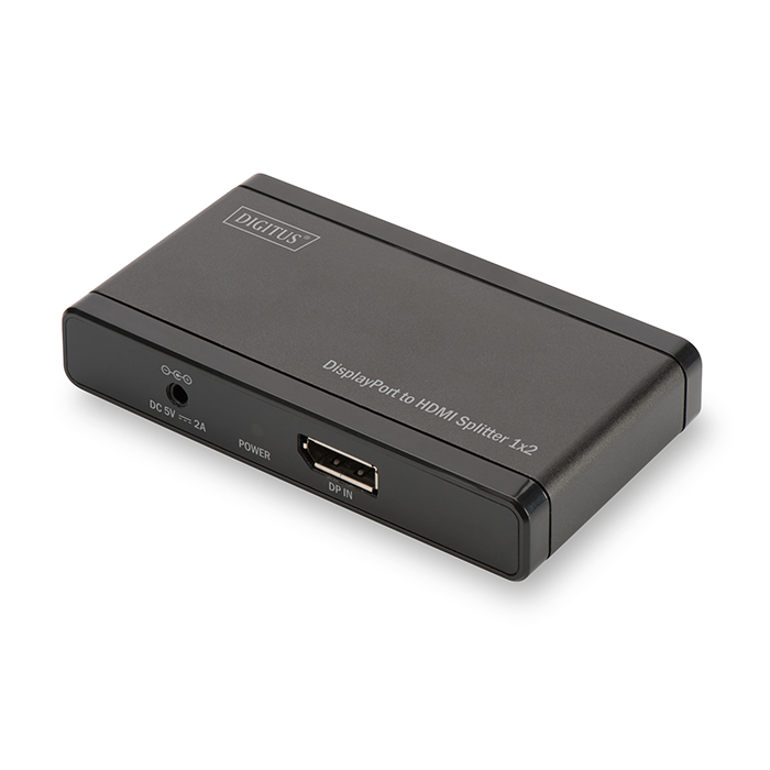 DS-45400  DisplayPort splitter, 1x2-port, 1x DP to 2x HDMI, 4K/30 Hz,**Ultimas unidades****