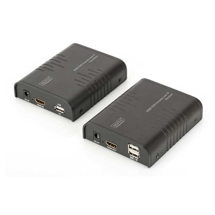 DS-55202  Extensor KVM HDMI, 120 m, Full HD, 1080p mediante cable de red (Cat 5, 5E, 6) Digitus