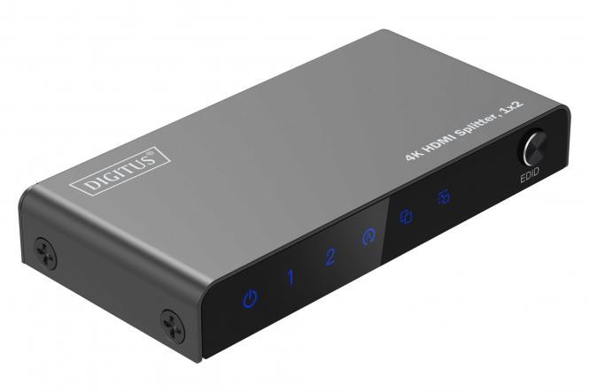 DS-55336  Splitter HDMI  2 puertos 4K Ultra HD 60Hz HDCP 2.2, EDID Control