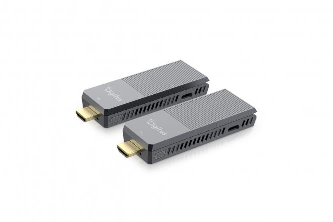 DS-55359  Kit extensor HDMI 4K UHD (2160p/60 Hz) inal&aacute;mbrico, 100/150 m HDMI - HDMI Conexi&oacute;n punto a punto Digitus