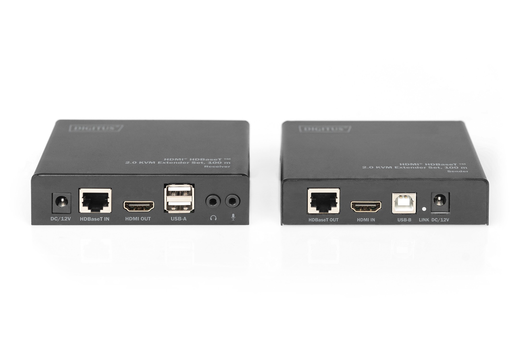 DS-55505  Extensor KVM HDBaseT 2.0 HDMI 4K/60Hz (4:2:0), 6 USB