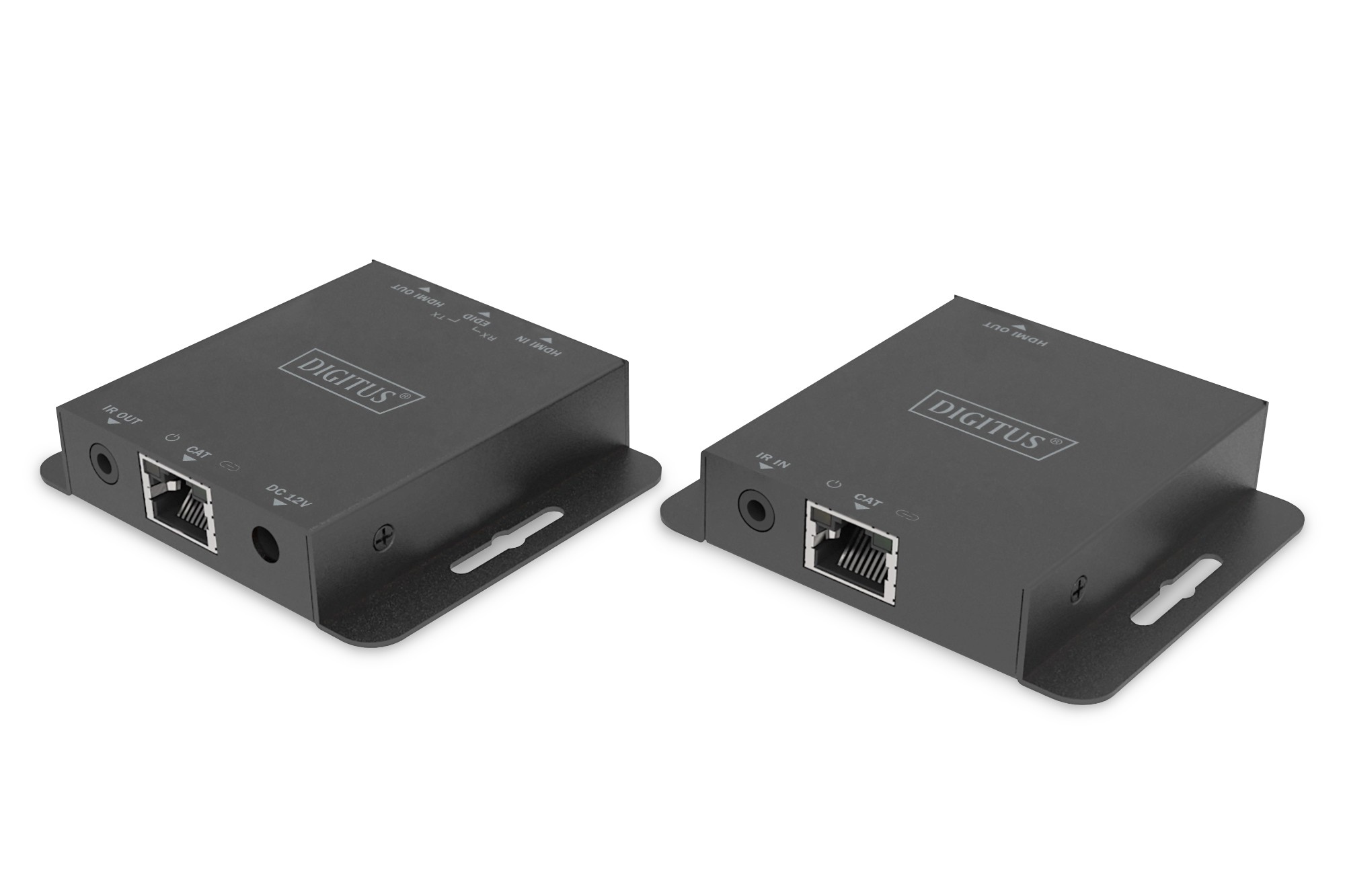 DS-55519  Kit extender  70 metros  HDMI 2.0, 70 m 4K/30 Hz, 10.2 Gbps,PoC (Power over Cable) IR