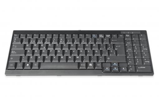 DS-72000ES  Teclado para consolas TFT negro, cable, versión española