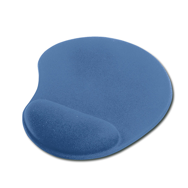 ED-64218  Alfombrilla 225mm x 180mm con reposamuñecas Gel Azul **Ultimas Unidades****