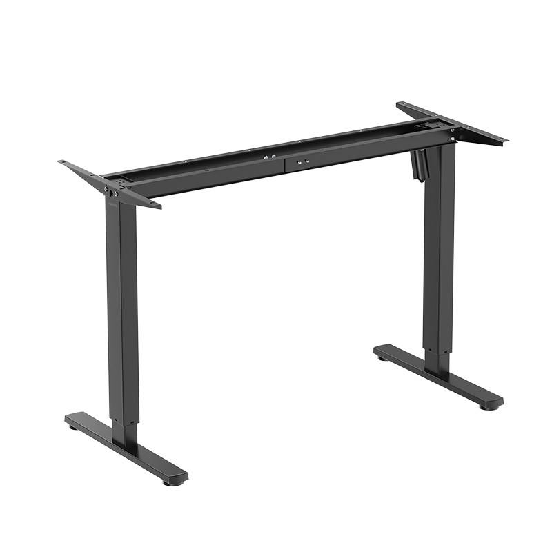 EO0056  Estructura de escritorio el&eacute;ctrica regulable en altura, 1 motor, 700?1120 mm, negra   (tablero no incluido)