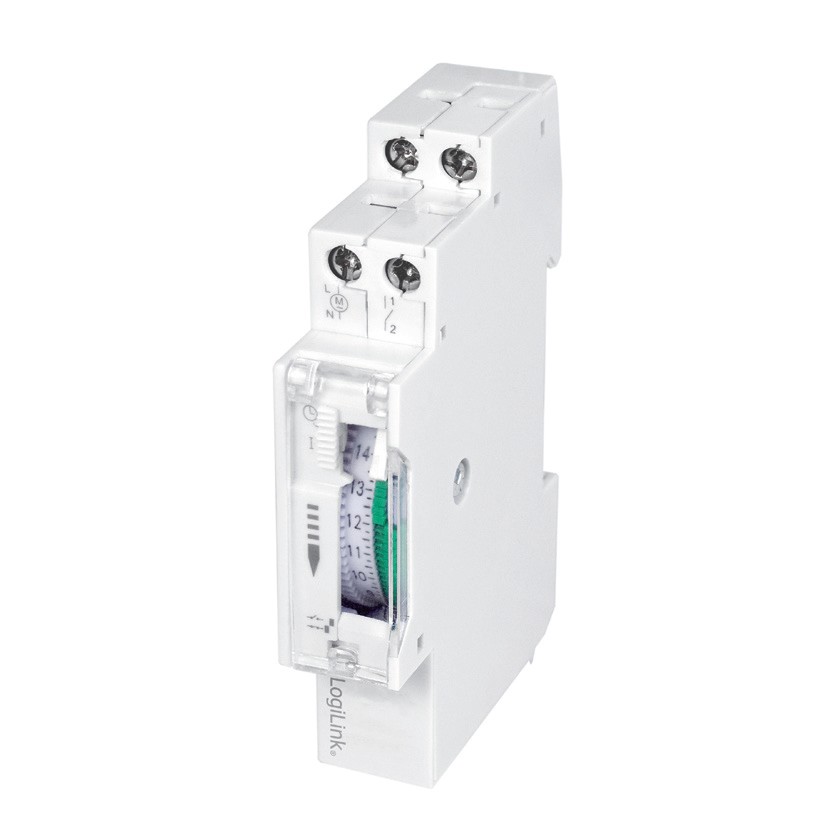 ET0009  Programador electrico para carril DIN Analogico Logilink