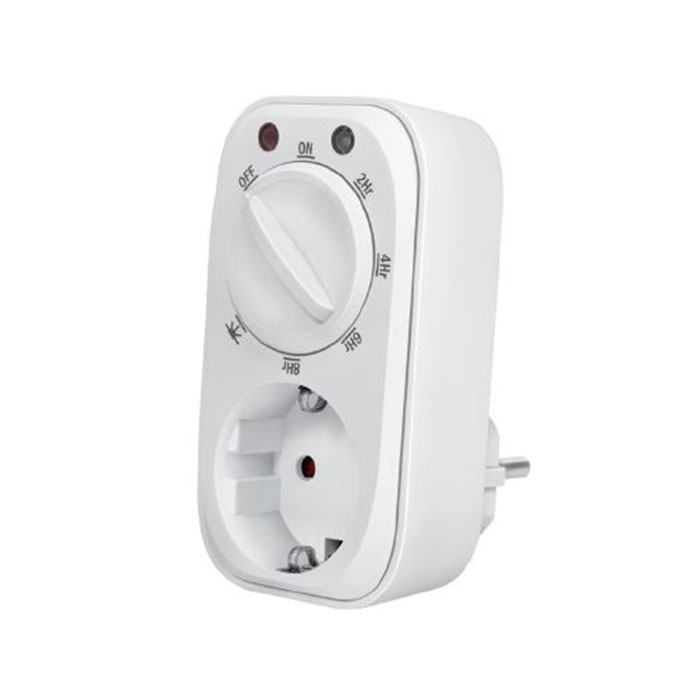 ET0012  Programador electrico con sensor de dia/noche  7 Modos y ajustes Blanco  Logilink
