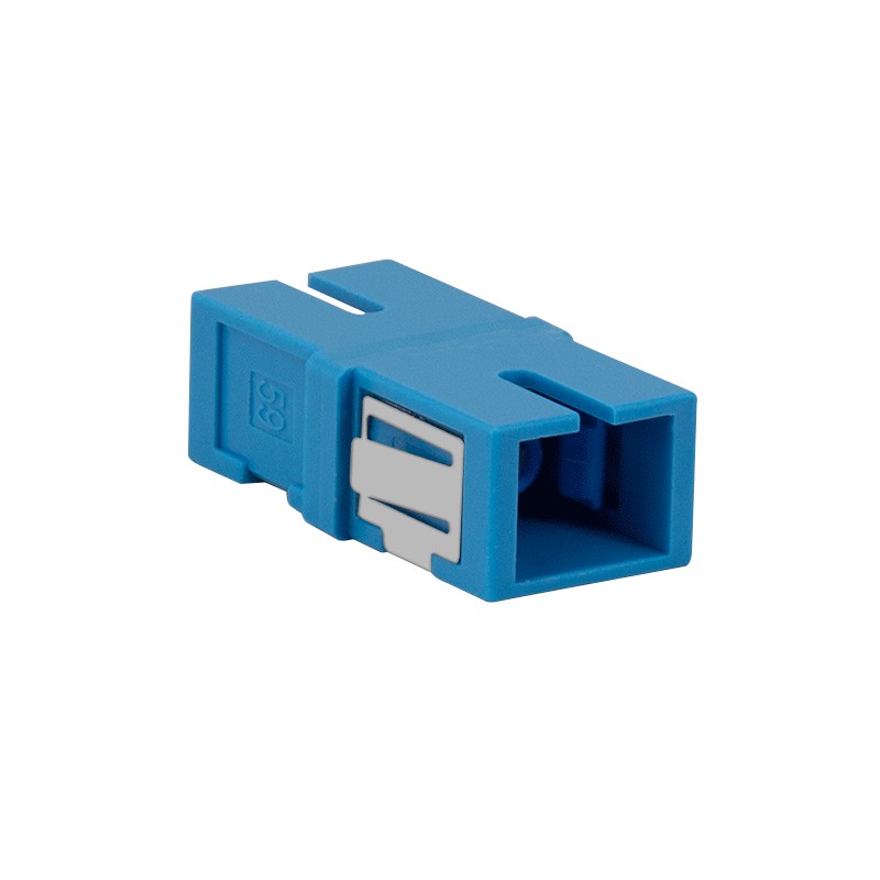 FA01SC5  Adaptador de fibra SC simplex, 12 unidades, sin brida, azul (OS2)