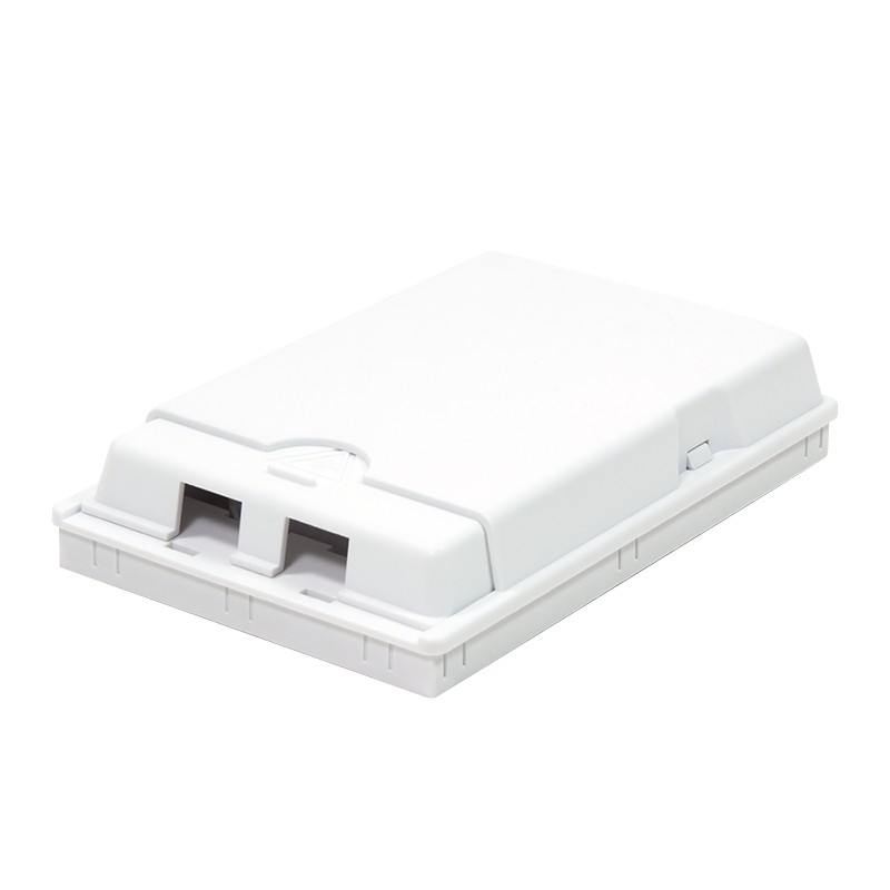 FB1001  Caja de conexión Indoor FTTH para 2 Fibras SC-S o LC-D,