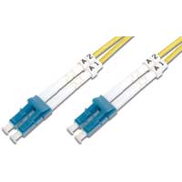 FP0LS02  Logilink Fiber duplex patch cable, OS2, 9/125µ, LC-SC, yellow, 2 m