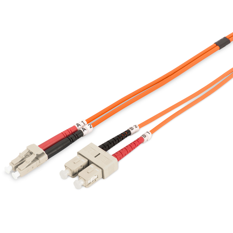 FP2LS01  Latiguillo F.O. LC a SC MM, OM2, 50/125 µ, Duplex  1m **Ultimas Unidades***