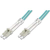 FP3LC01  Latiguillo F.O. LC a LC MM 50/125 µ, Duplex  1m, OM3 Logilink