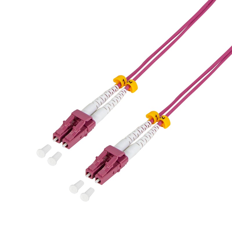 FP4LC02  Latiguillo F.O. LC a LC MM OM4 - 2m 50/125 µ, Duplex