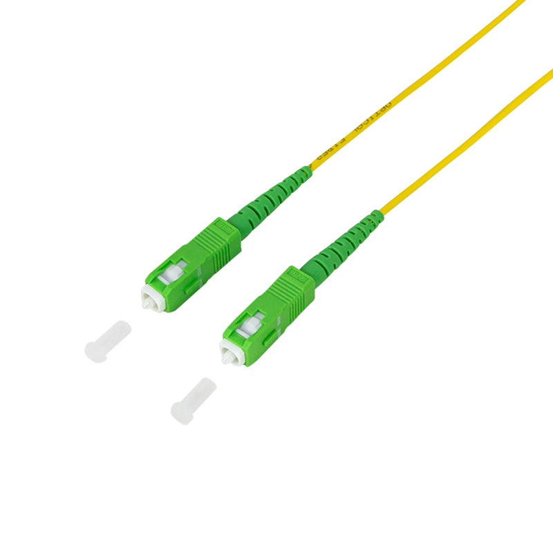 FPSSC20  Cable de Fibra &Oacute;ptica para Router 20m -&Oslash;2 mm Amarillo Latiguillo Monomodo FTTH - 9/125 OS2 - SC/APC-SC/APC Simplex - Compatible