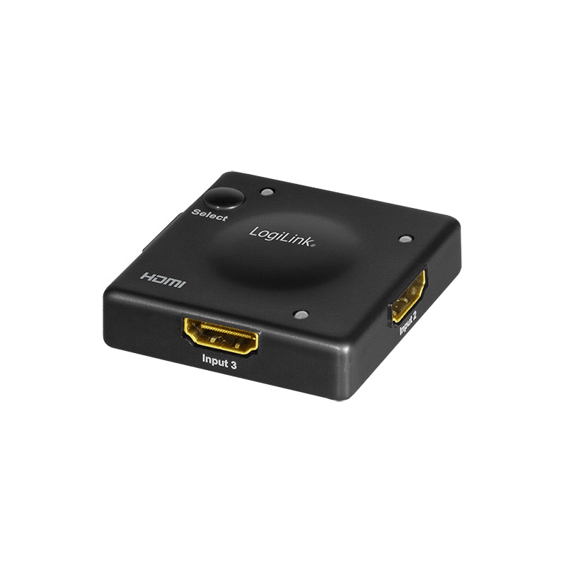 HD0041  Conmutador 3x1 HDMI  3x1 1080p/60Hz Mini Logilink
