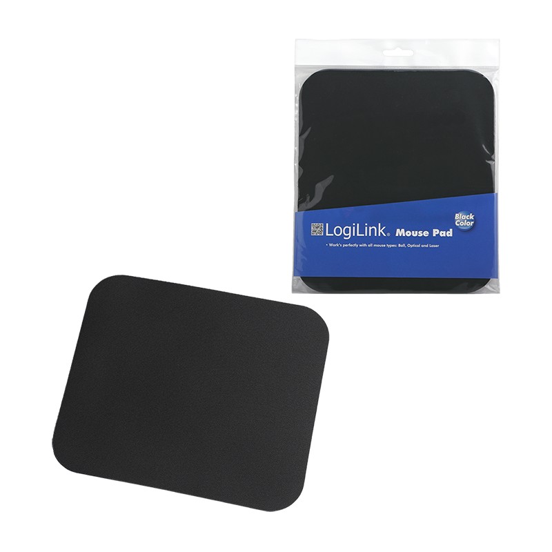 ID0096  Alfombrilla 220mm x 250mm Negra  Logilink