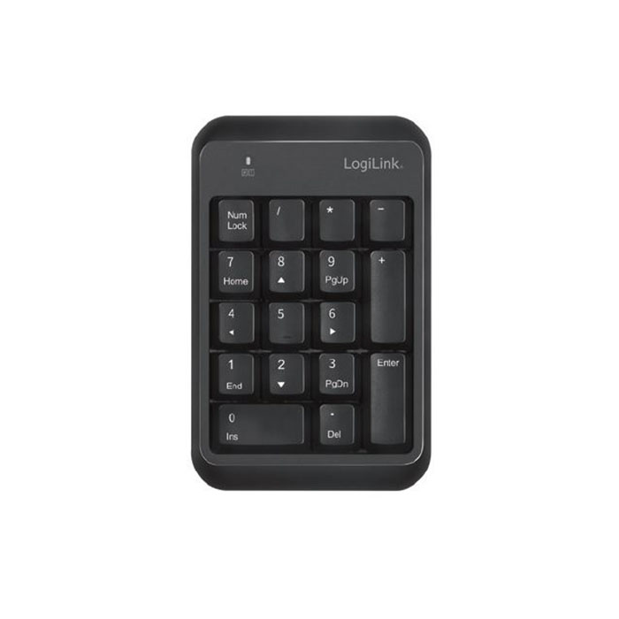 ID0201  Teclado numérico Bluetooth Negro , Logilink