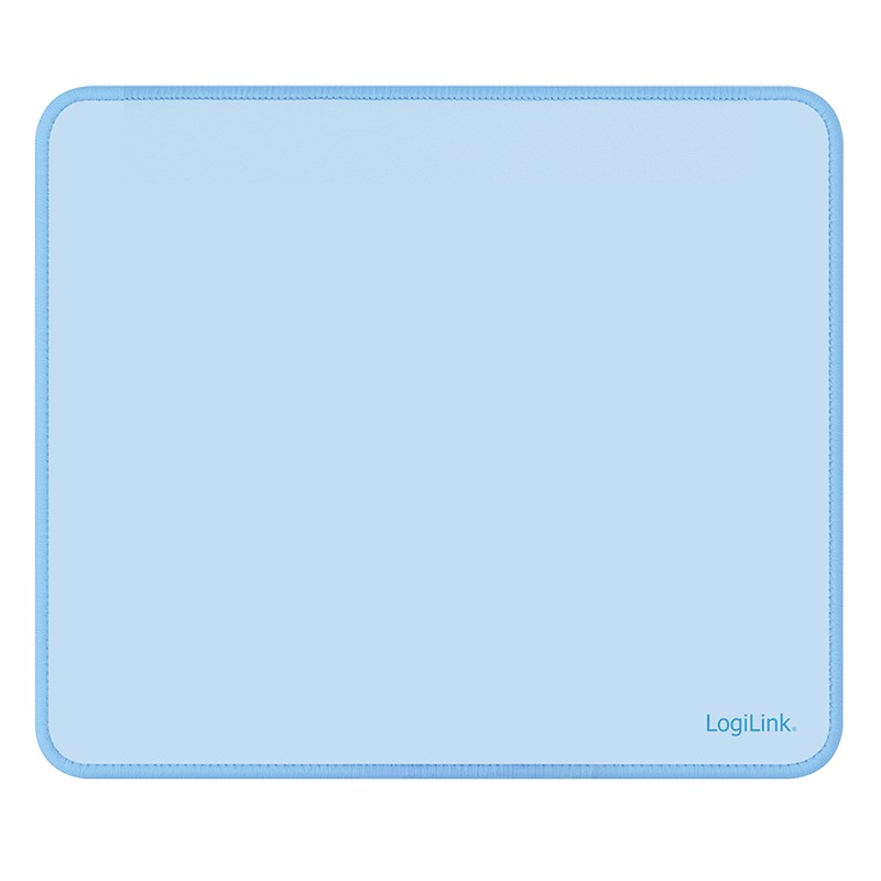 ID0223  Alfombra de rat&oacute;n, 22x25 cm, superficie ultra suave, a prueba de salpicaduras, parte inferior antideslizante, azul