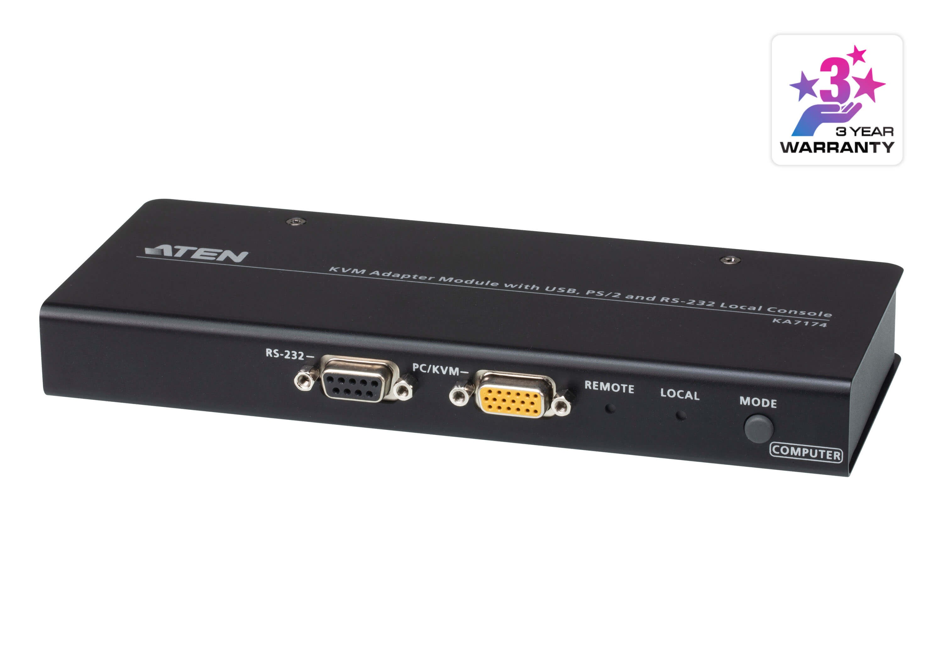 KA7174-AX-G  Módulo adaptador KVM con USB, PS/2 y consola local RS-232