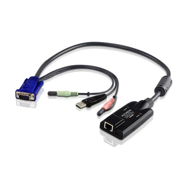 KA7176  Adaptador KVM VGA/Audio USB con Virtual Media