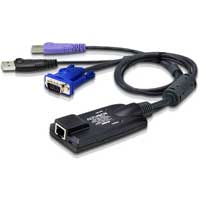 KA7177  Adaptador KVM VGA USB compatible Smart Card con Virtual Media