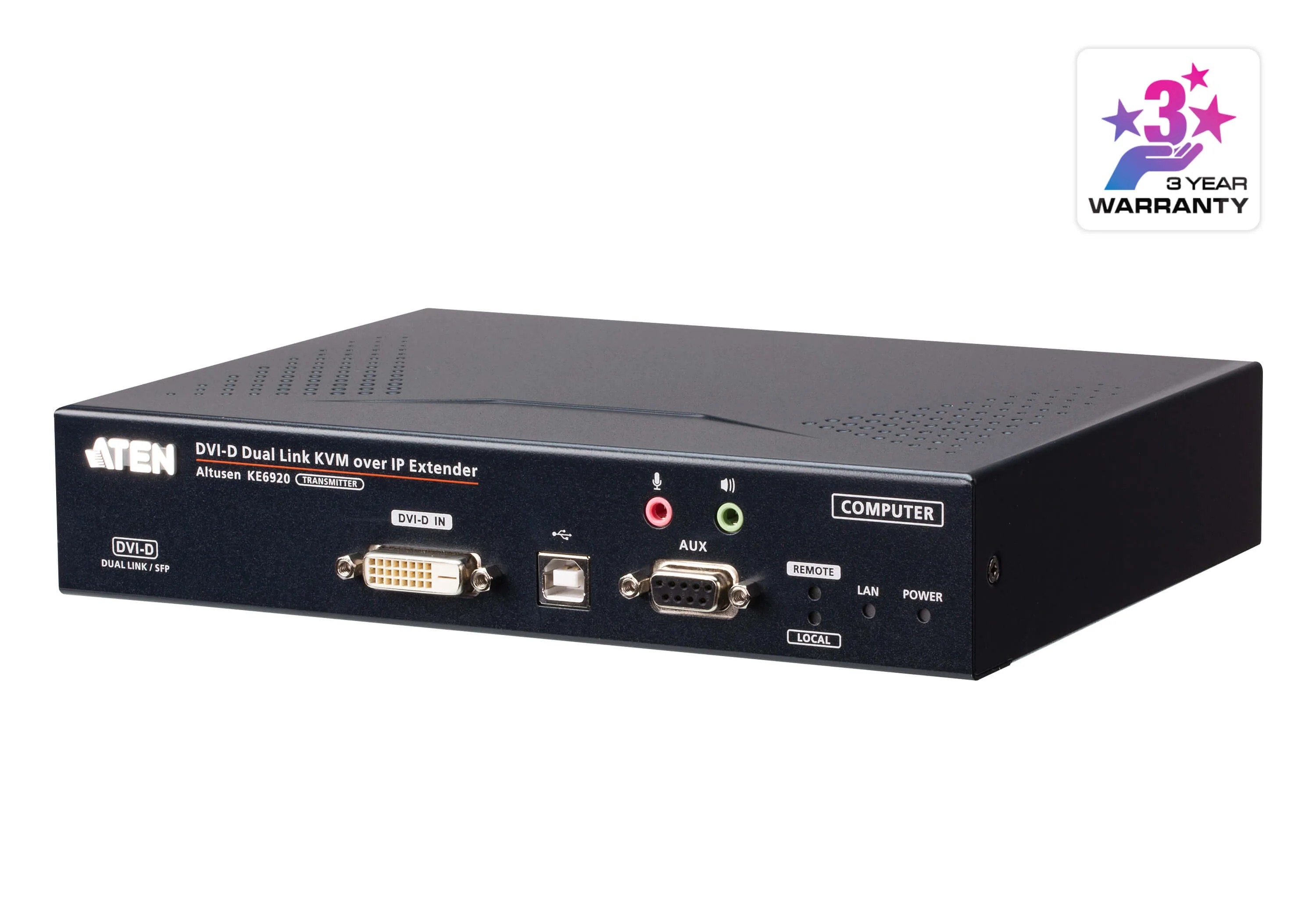 KE6920T-AX-G  KE6970T Transmisor KVM por IP DVI-D dual link 2K con SFP dual
