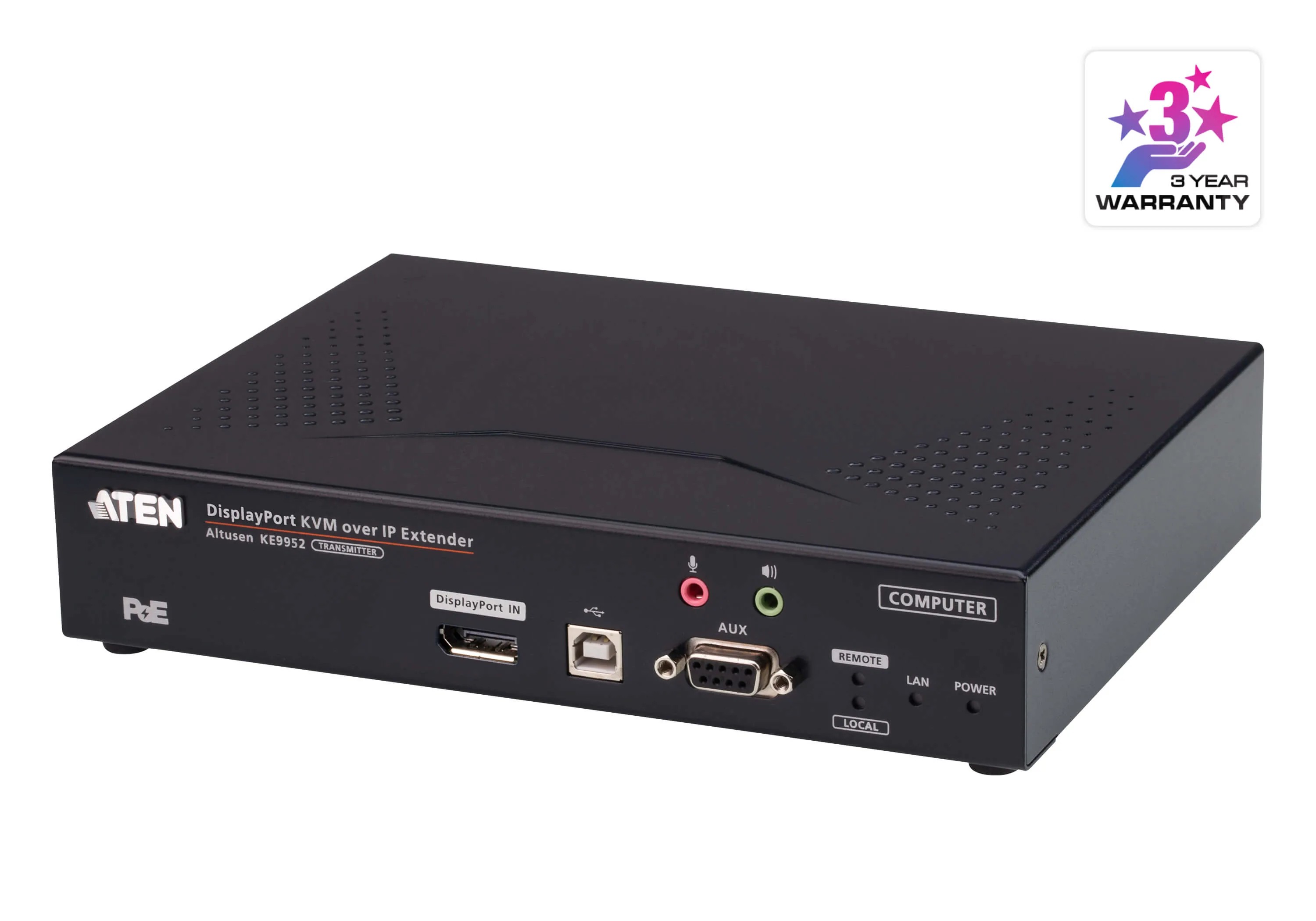 KE9952T-AX  KE9952T  TRANSMISOR KVM POR IP DISPLAYPORT 4K SINGLE DISPLAY CON PoE